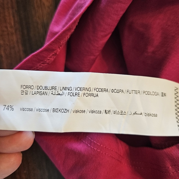 Pull&Bear Fuscia Halter Ruched Mini Dress Spaghetti Straps Sz M NWT - Picture 13 of 13